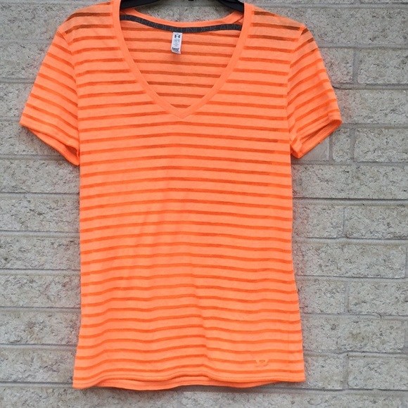 Under Armour Tops - Under Armour “Charged” Heatgear Sheer Shirt L